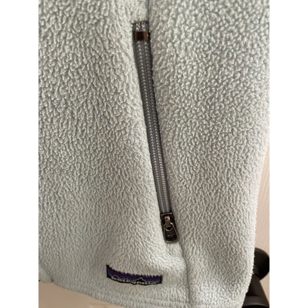 Patagonia Women Blue  Synchilla Fleece Vest Full Zip Mock Neck 25163f6 Small - Picture 5 of 9